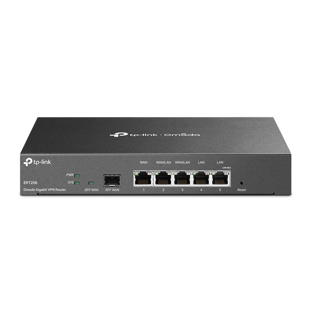 TP-LINK Omada ER7206 SafeStream Multi-WAN VPN Router Router Wi-Fi Network Equipment