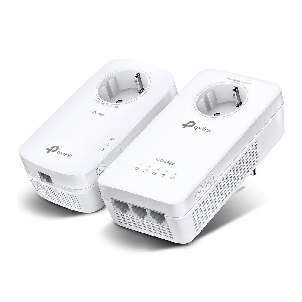TP-LINK TL-WPA8631P KIT 300 Mbit/s IEEE 802.11 A IEEE 802.11ac IEEE 802.11b IEEE 802.11g IEEE 802.11n Type E F Gigabit Ethernet 10,100,1000 Mbit/s Wi-Fi 5 (802.11ac Network Equipment