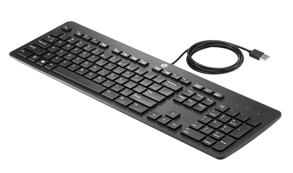 [9840831000] HP USB FR! Business Slim Keyboard Keyboard AZERTY Keyboards, Mice & Input Devices