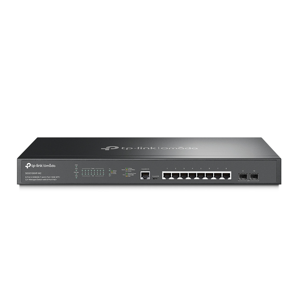TP-LINK JetStream 2.5GBase-T & 10GE SFP+ L2+ Managed Switch Switch 0.1 GBps Network Equipment