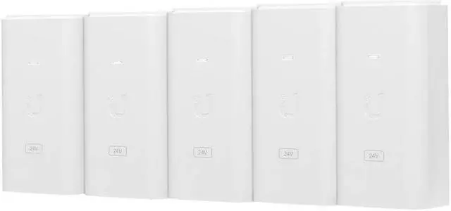 Ubiquiti PoE 24 12 W-5P Gigabit Ethernet 10,100,1000 Mbit/s 90 260 V 47 63 Hz 0.5 A 0 40 °C Network Accessories