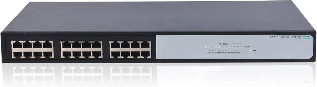 [9980448000] HPE OfficeConnect 1420 24G Unmanaged Switch 1 GBps Network Equipment