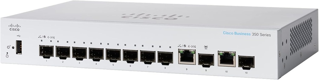 Cisco CBS350 Managed L3 Gigabit Ethernet (10/100/1000) Rack mounting 1U Network Equipment