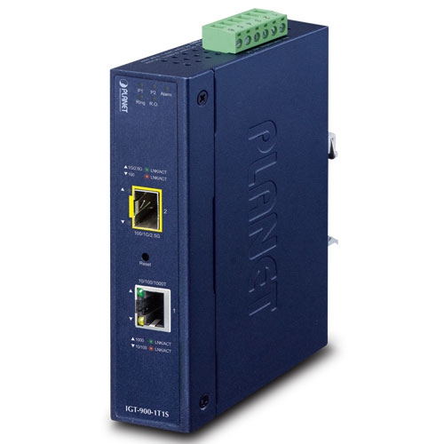 Planet Industrial Media Converter IGT 900 1T1S Converter Copper Wire Network Equipment