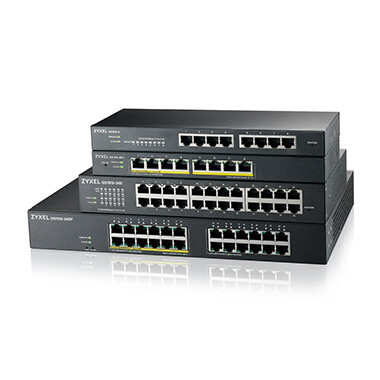ZyXEL GS1915-24E Managed L2 Gigabit Ethernet (10/100/1000) Rack mounting 1U Wall mountable Network Equipment