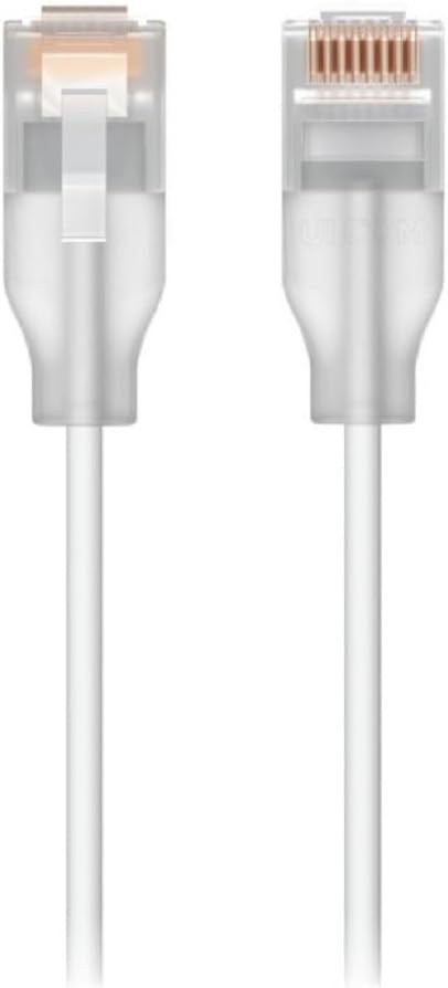Ubiquiti UACC Cable Patch EL 0.15 m W 24 0.15 m Cat6 RJ-45 Translucent White Cables & Adapters