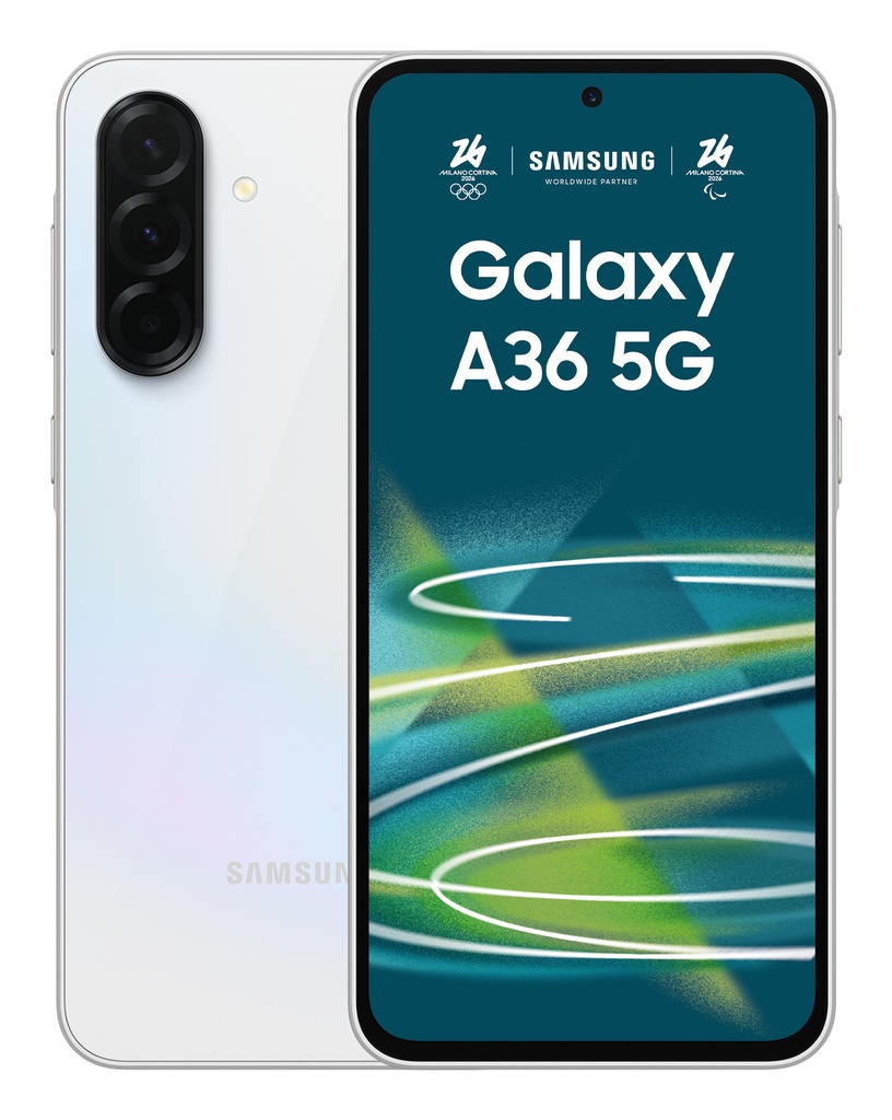 [20309794000] Samsung Galaxy A36 128 GB 6RAM 5G DE white smart phone 128 GB Mobile Phones