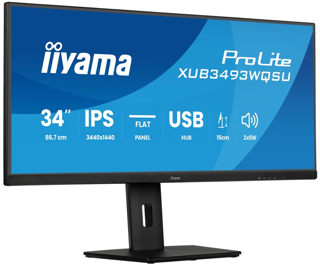 Iiyama ProLite XUB3493WQSU-B6 34 inch Flat Screen 34-inch Monitors
