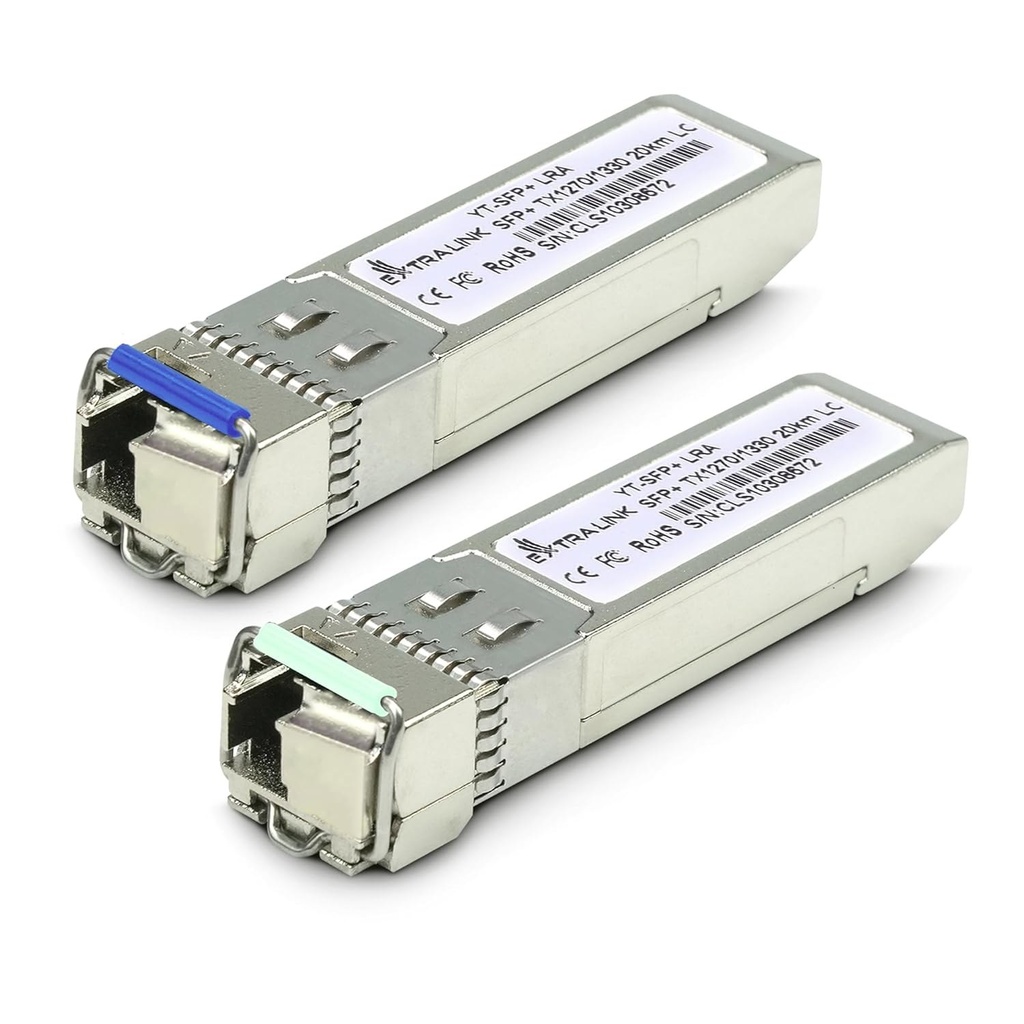 Extralink Sfp+ 10G Wdm Module 10 GBps 1270/1330nm single mode 20km LC DOM IT Accessories