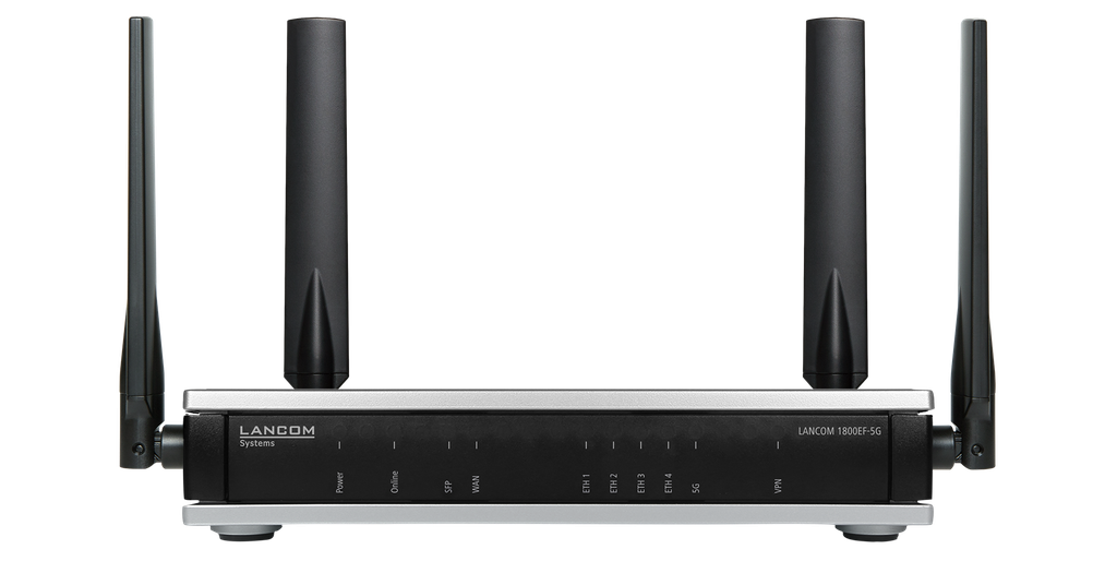 Lancom 1800EF-5G SD WAN Gateway with 5G Glasfaser Router Fiber Optic Network Equipment