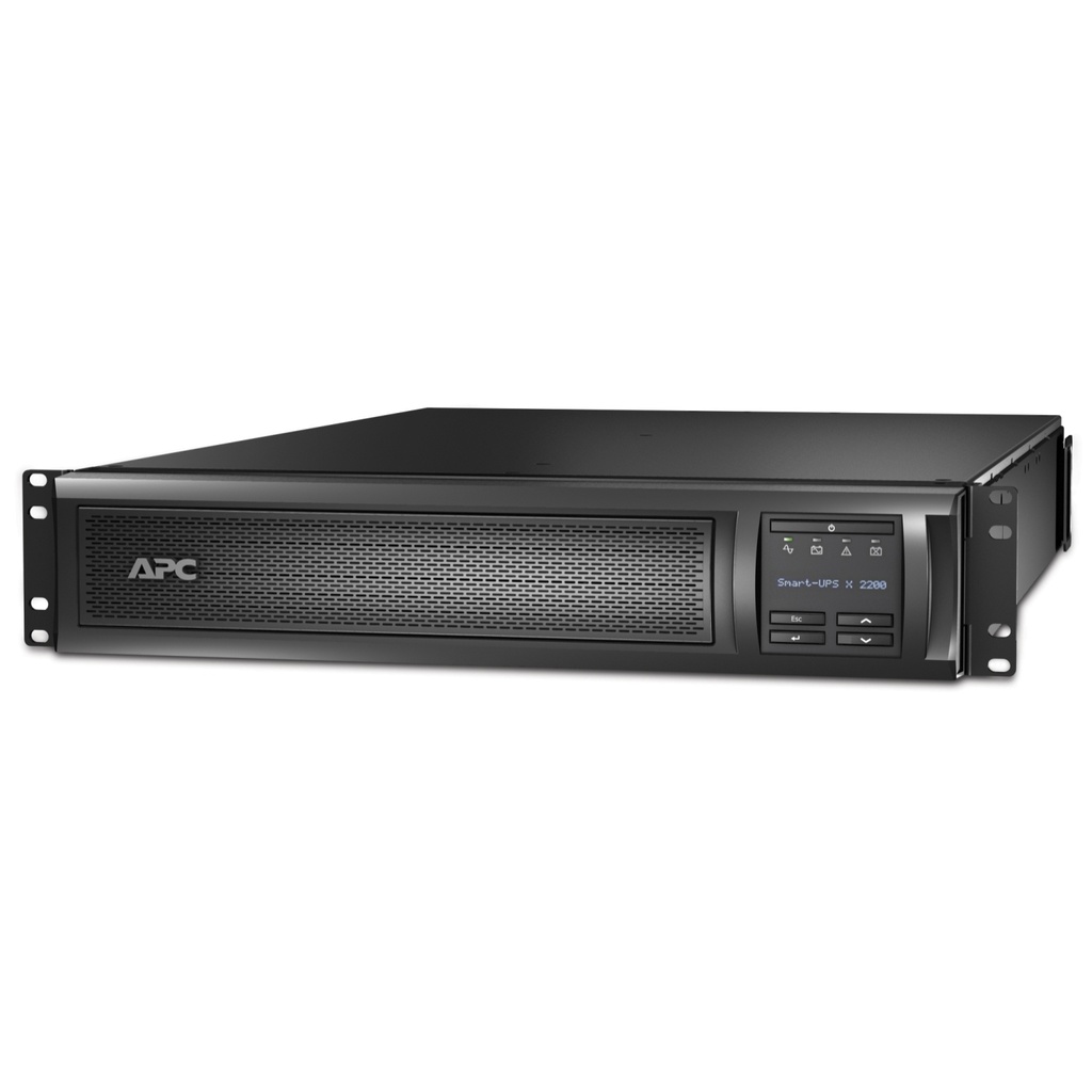APC Smart-UPS X SMX2200RMHV2U 2200VA 8x C13 + 1x C19 outlet USB expandable runtime Line-Interactive 2.2 kVA 1980 W Sine 50/60 Hz 208 V Power Supplies