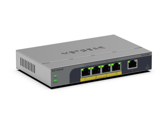 Netgear Easy Smart GS105EP Switch 5 ports 1 x 0.1 GBps Network Equipment