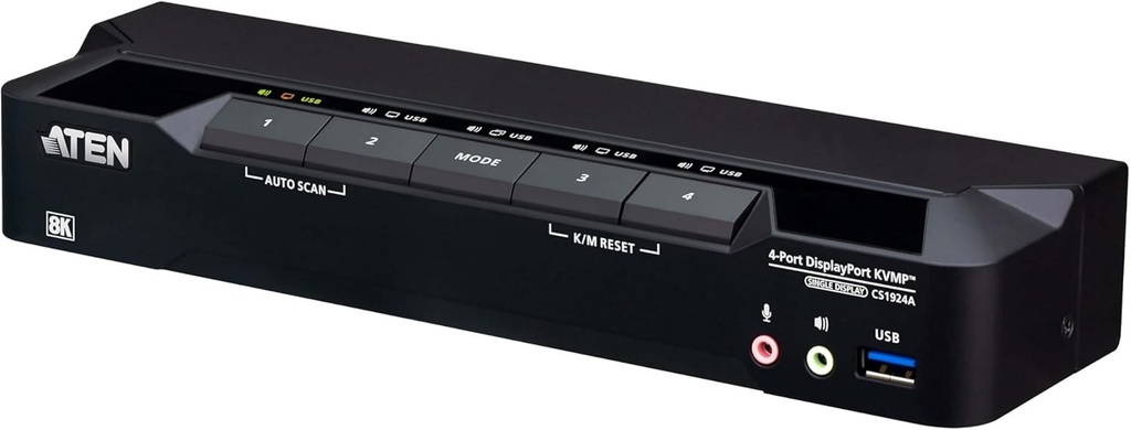 ATEN CS1924A USB 3.0 8K DP KVM Kvm Switch USB 3.0 KVM Switches