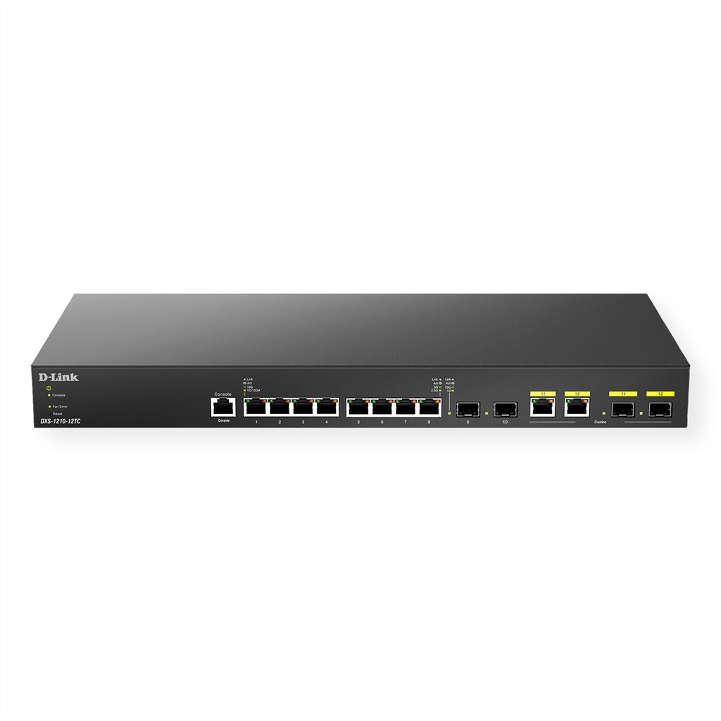 D-Link Switch DXS 1210 12TC E DXS121012TC DXS 1210 12TC/E Switch Copper Wire Network Equipment