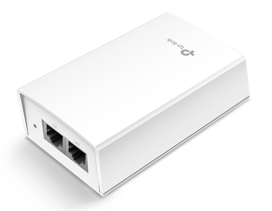 TP-LINK 48 V Passive PoE Adapter Gigabit Ethernet 10,100,1000 Mbit/s 10/100/1000 Cat3 Cat4 Cat5 Cat5e Cat6 White 100 m Network Accessories