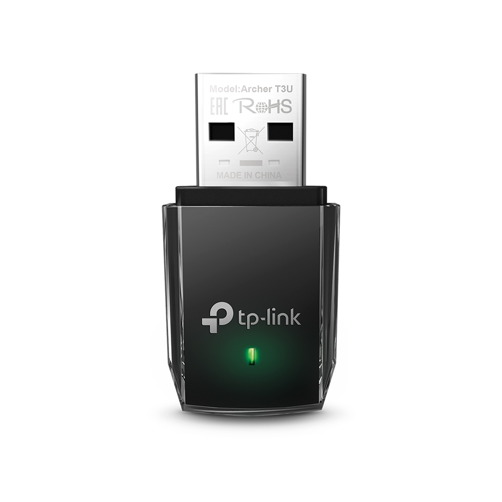 [6788416000] TP-LINK Archer T3U Wired USB Wi-Fi Wi-Fi 5 (802.11ac) 1267 Mbit/s Black Interface Cards