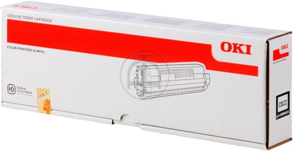 [2226884000] OKI C822 Toner black 44844616 Original Toner Cartridge Toner Cartridges