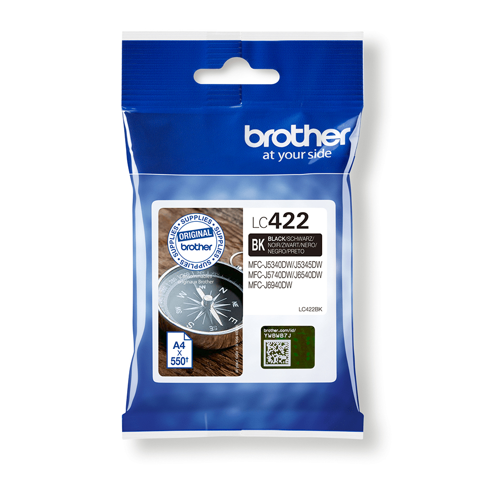 Brother 422 Original-printer cartridge LC422bk Black Original Ink Cartridge Ink Cartridges