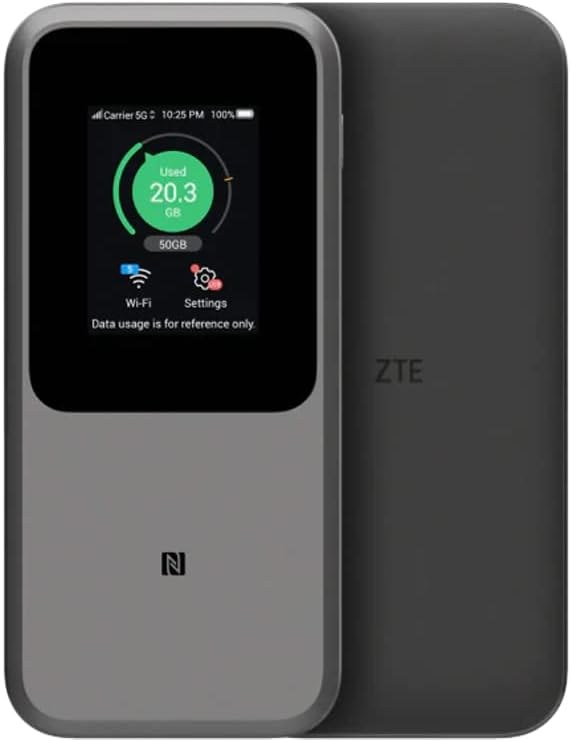 [17044363000] ZTE Mobile 5G Wi Fi Hotspot Router Interface Card 3,800 Mbps Interface Cards