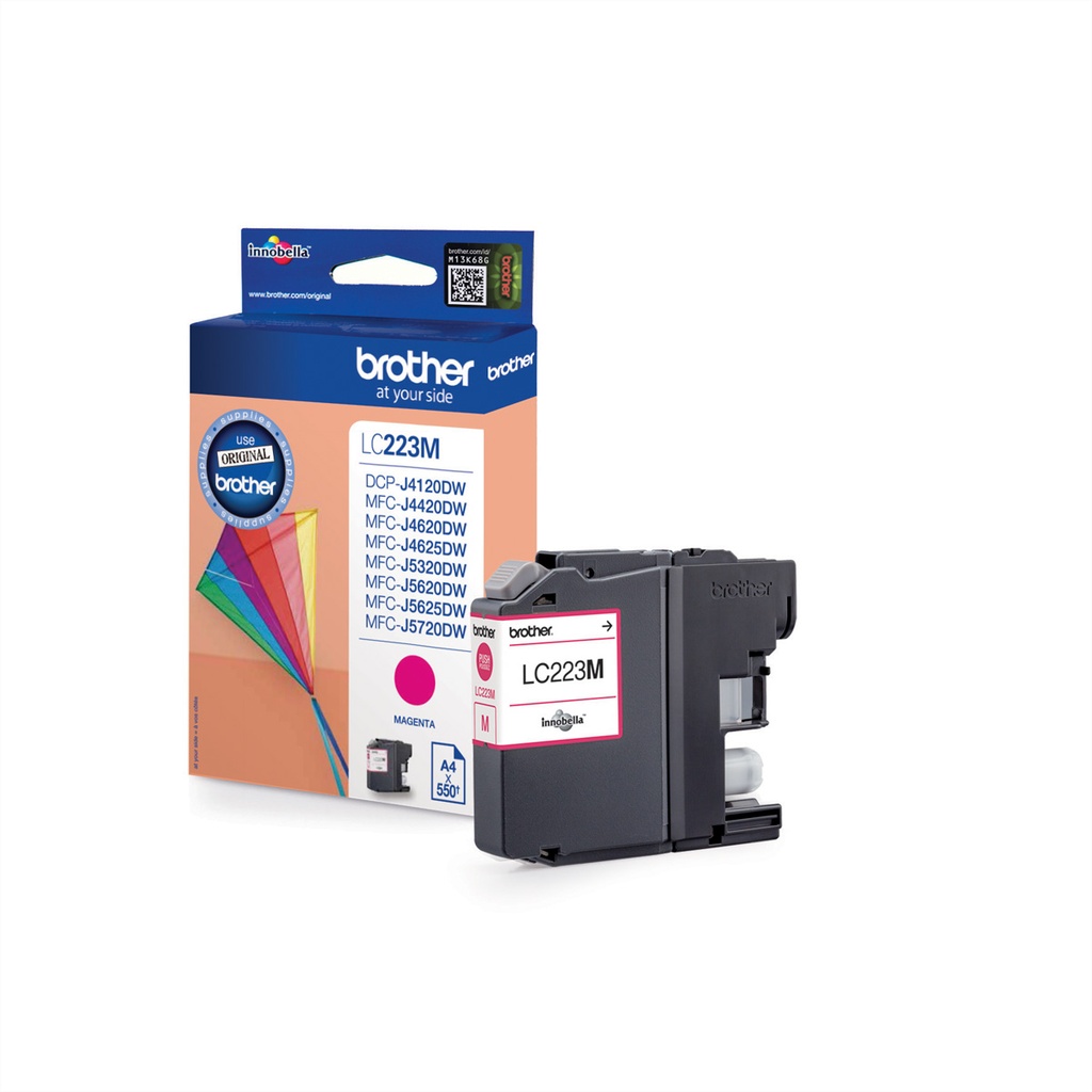 [3358526000] Brother LC 223 Magenta 0.55k LC223M Original Ink Cartridge Ink Cartridges