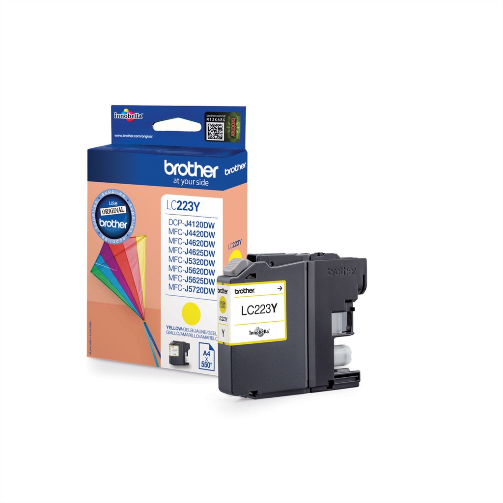 [3358527000] Brother LC 223 Yellow yellow 0.55k LC223Y Original Ink Cartridge Ink Cartridges