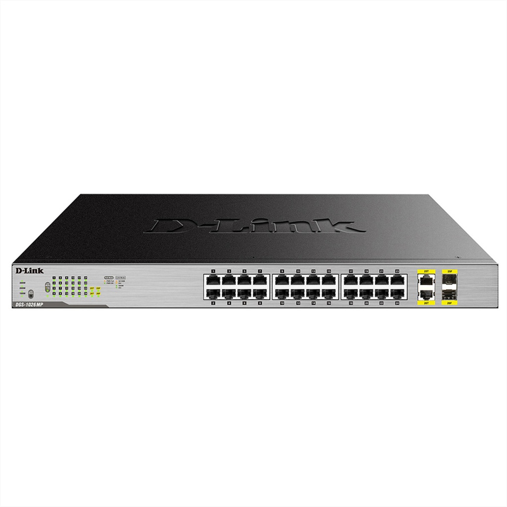 D-Link Switch Layer2 PoE+ Swi DGS-1026MP Switch Wi-Fi Network Equipment