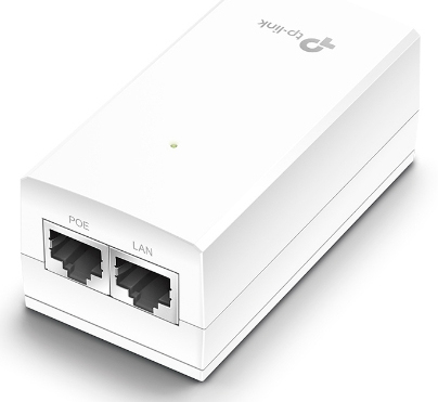 TP-LINK 24 V Passive PoE Adapter Gigabit Ethernet 10,100,1000 Mbit/s 10/100/1000 Cat3 Cat4 Cat5 Cat5e Cat6 White 100 m Network Accessories