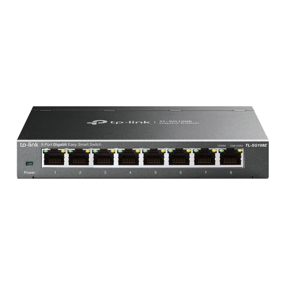 TP-LINK TL-SG108E Unmanaged L2 Gigabit Ethernet (10/100/1000 Network Equipment