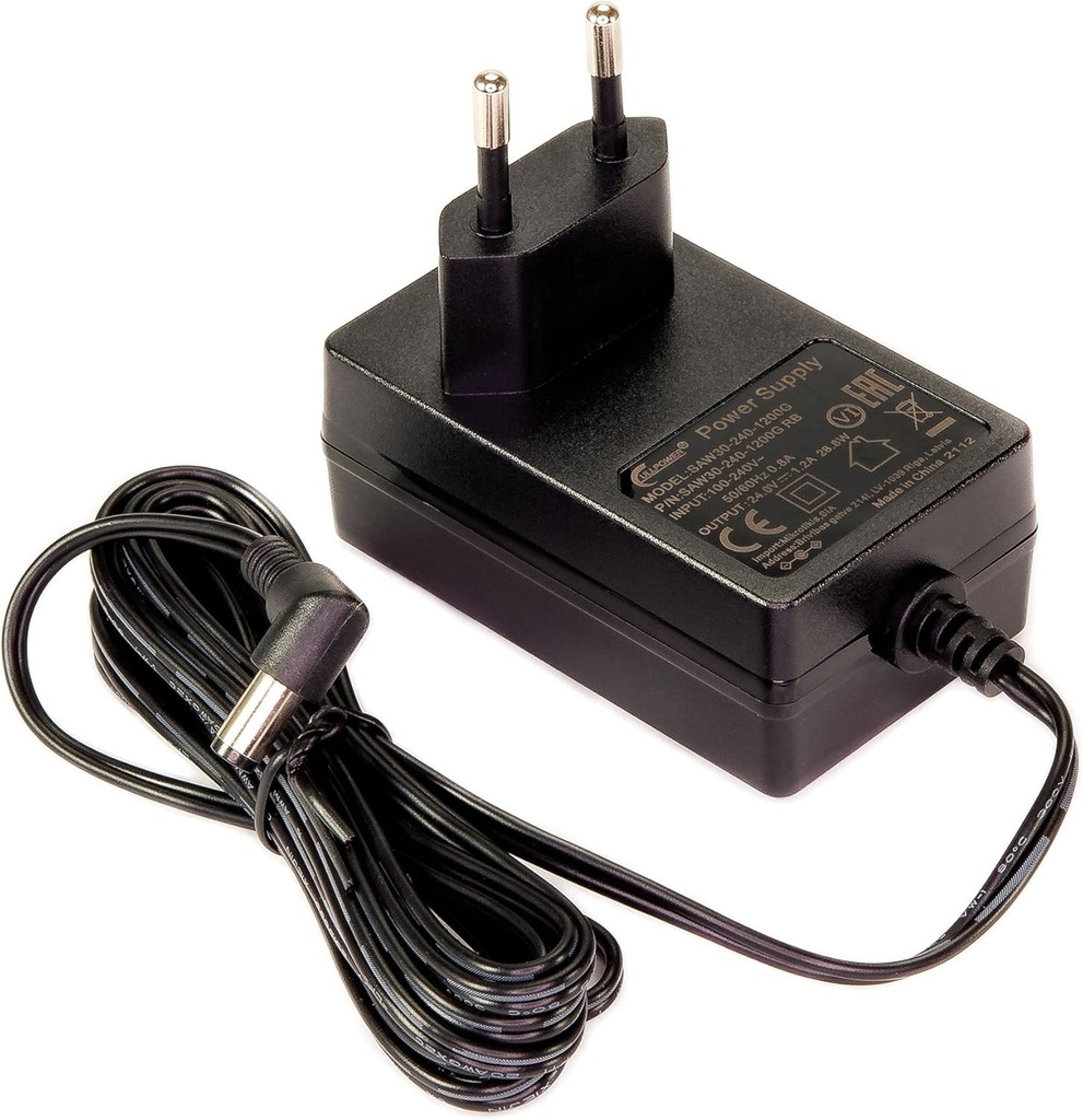 [12630254000] MikroTik 24 V 1.2 A power supply right angle plug UK Laptop Accessories