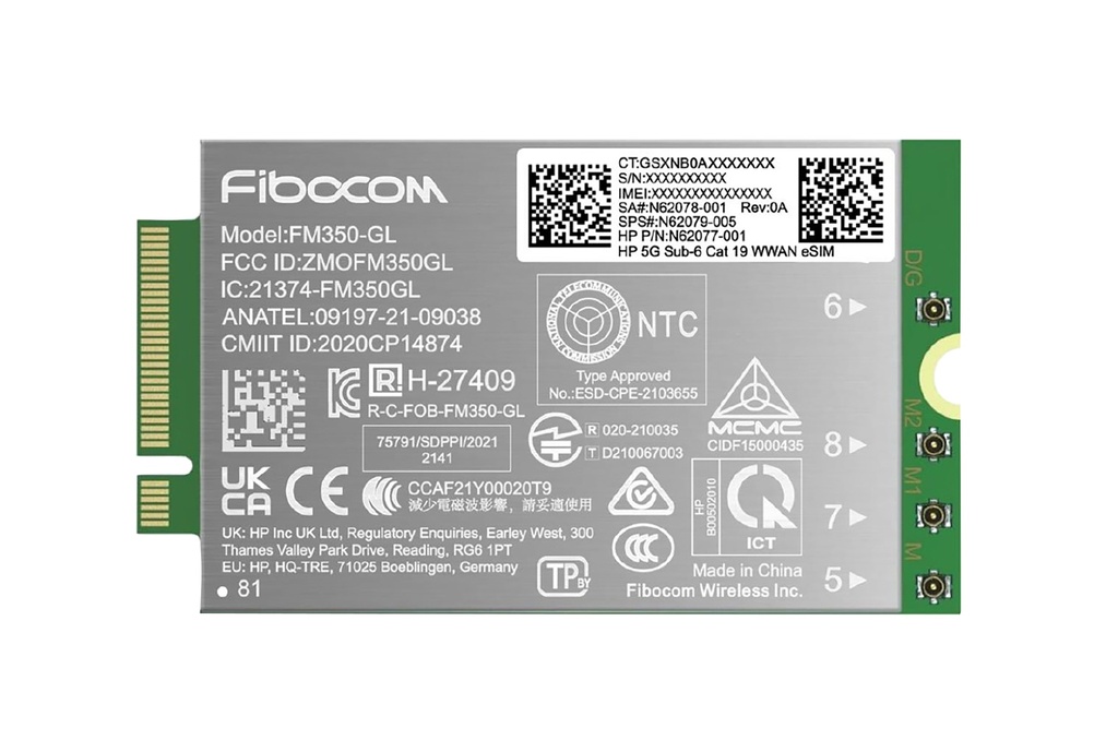 [19252199000] HP Drahtloses Mobilfunkmodem 5G Modem Interface Cards