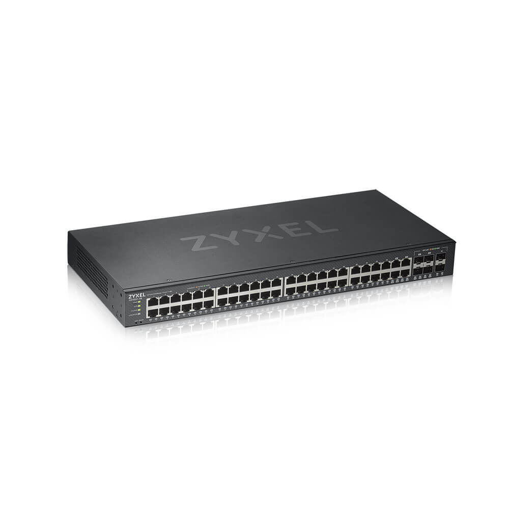 ZyXEL GS1920-48v2 Switch Smart 48 x/1000+ 4 Kombi Gigabit SFP+ 2 Copper Wire Network Equipment