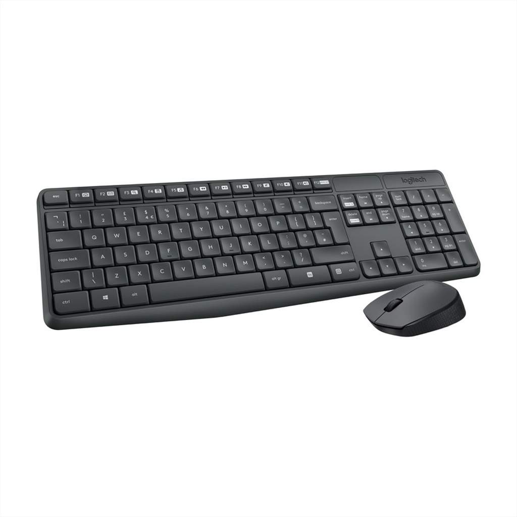 [4579858000] Logitech MK235 Wireless Keyboard+ Mouse Keyboard 1000 dpi Keyboards, Mice & Input Devices