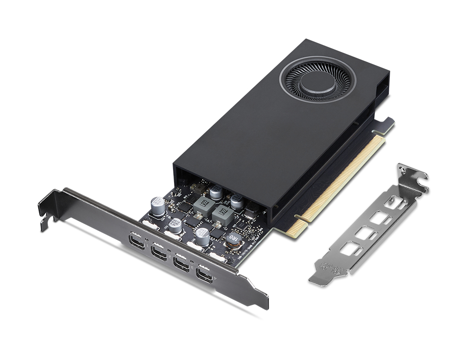 [19170830000] NVIDIA RTX Scheda grafica RTX A1000 8 GB GDDR6 PCIe 4.0 x8 4 x Mini DisplayPort per ThinkPad T16 Gen 4 21QN Graphics Cards