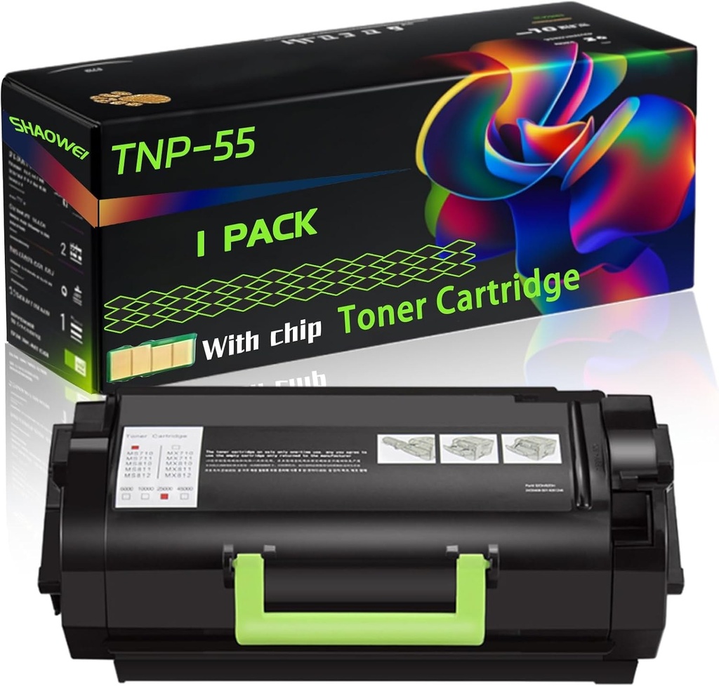 [6877008000] Konica Minolta Toner AADY050 TNP55 Black Original Toner Cartridge Toner Cartridges